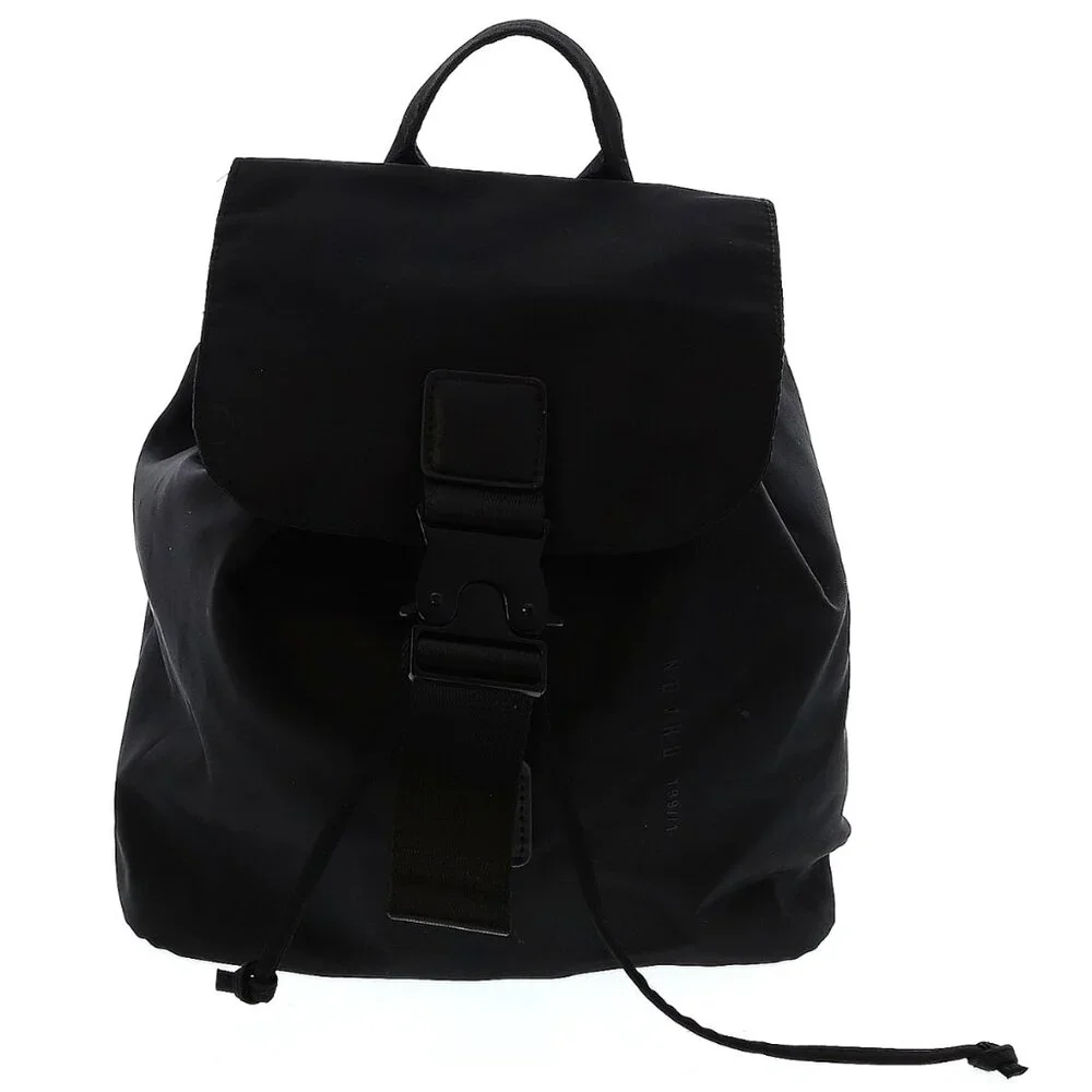 Standard 199//1 Mini Black Nylon Flap Backpack - Picture 7 of 16
